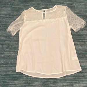 White lace t shirt